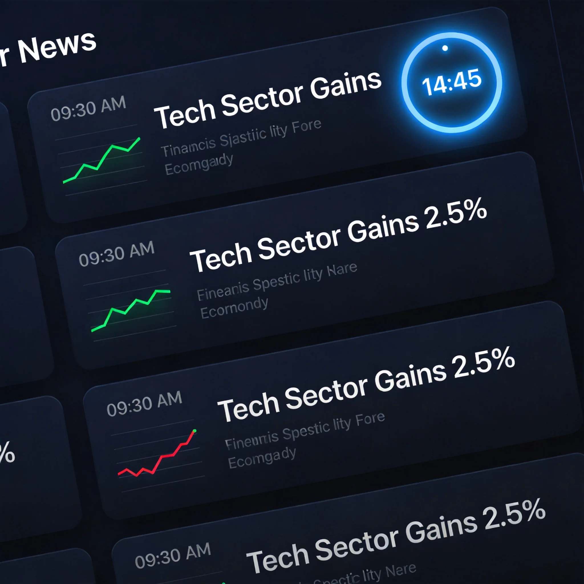Real-time news feed